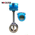 contador de flujo hidráulico del vórtice del caudalímetro de la gasolina del aceite de agua de gas con el LED